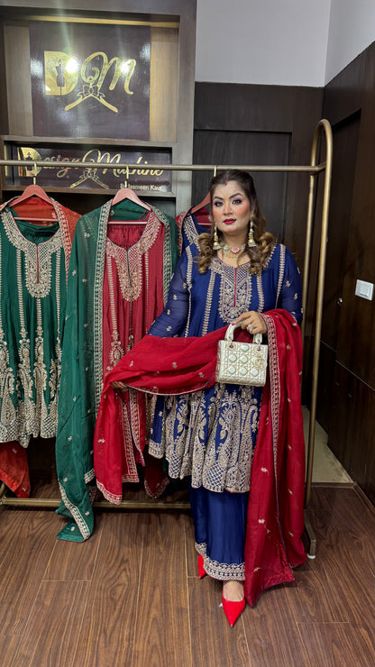 Arshia (Chinnon Crepe Anarkali Suit)