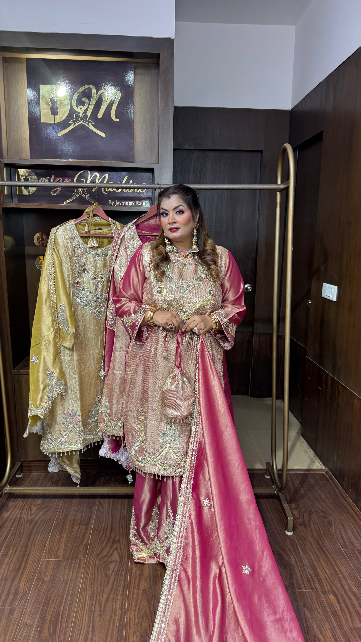 Aayshina (Ziraff Tissue Sharara Suit)