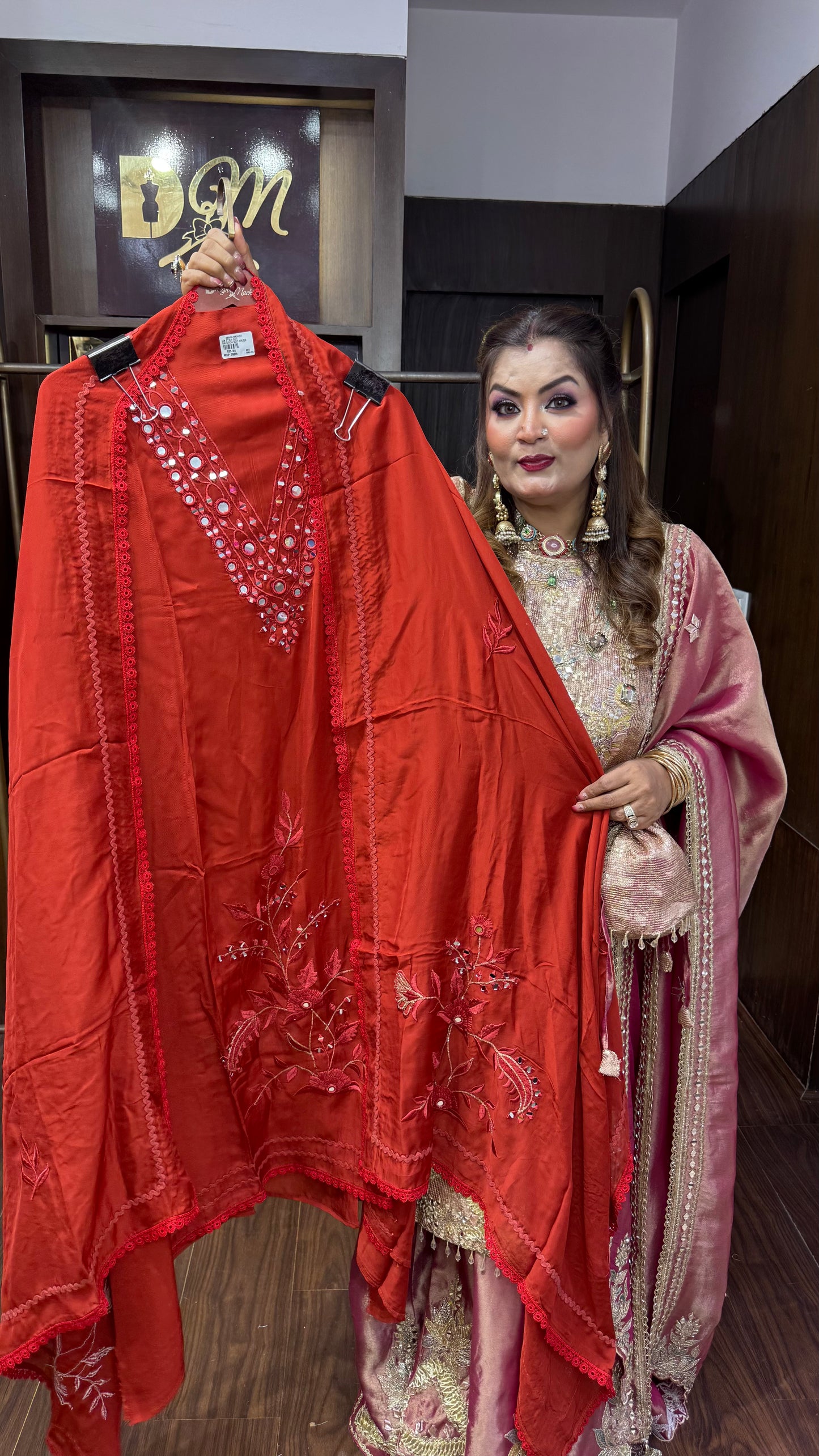 Ritina (Silk Fabric Unstitch Suit)