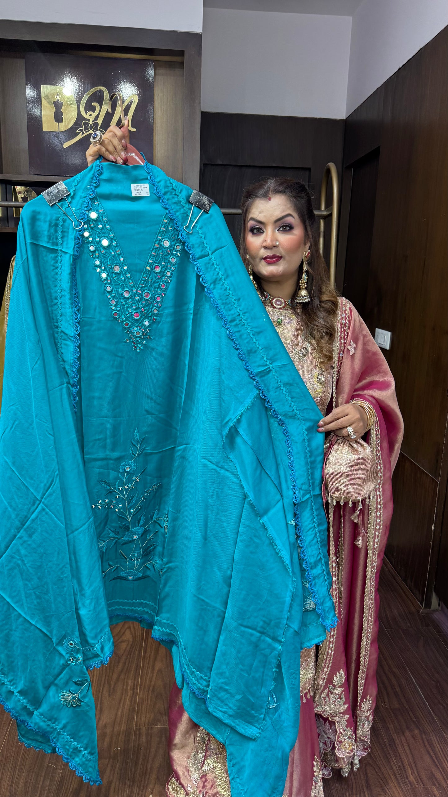 Ritina (Silk Fabric Unstitch Suit)
