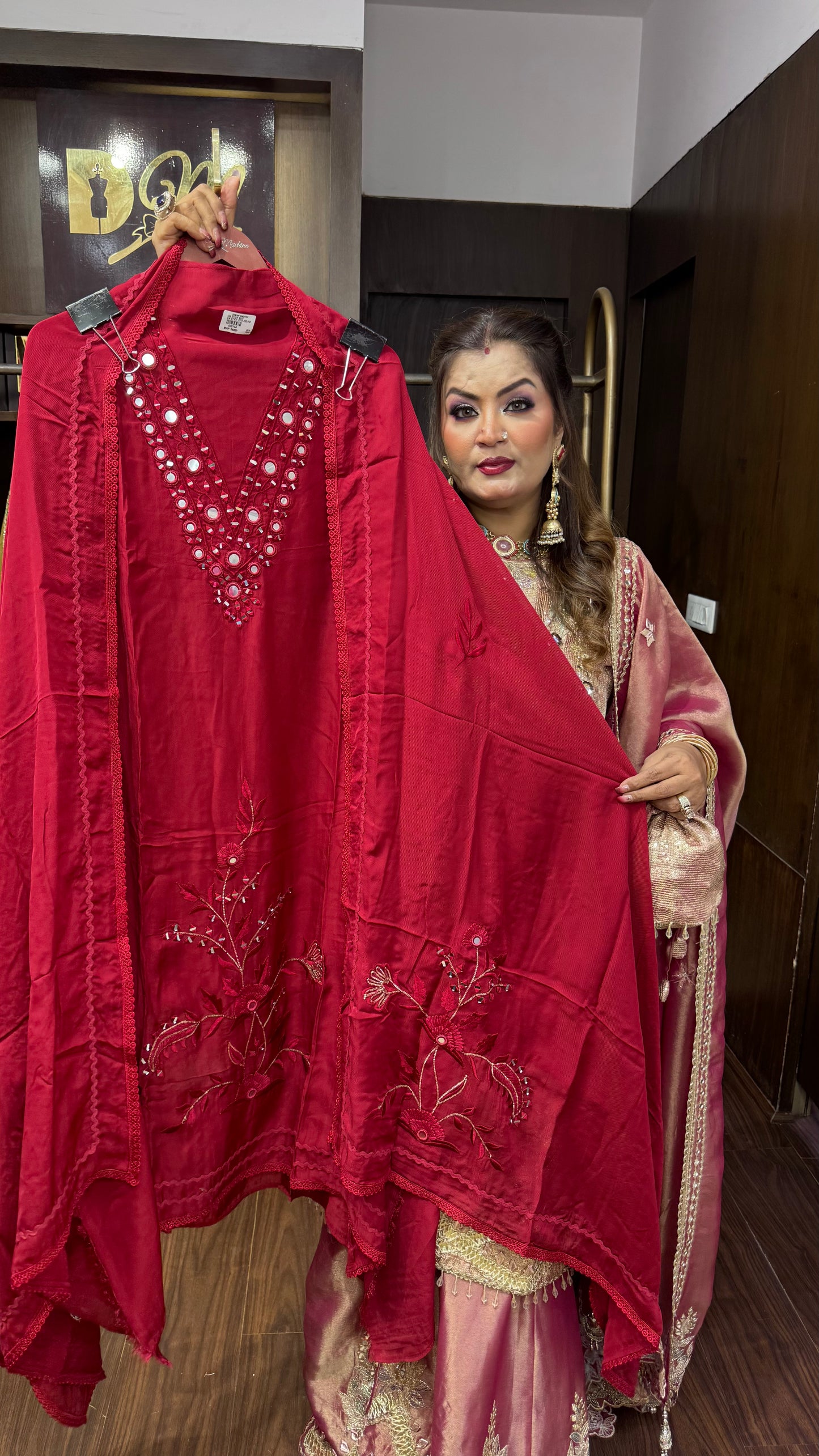 Ritina (Silk Fabric Unstitch Suit)