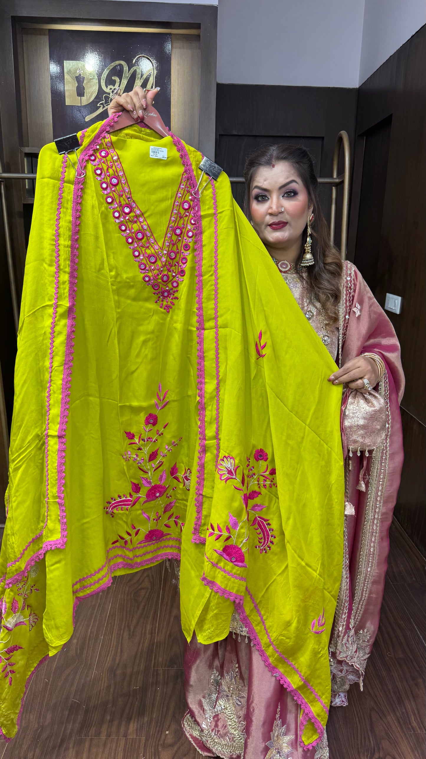Ritina (Silk Fabric Unstitch Suit)
