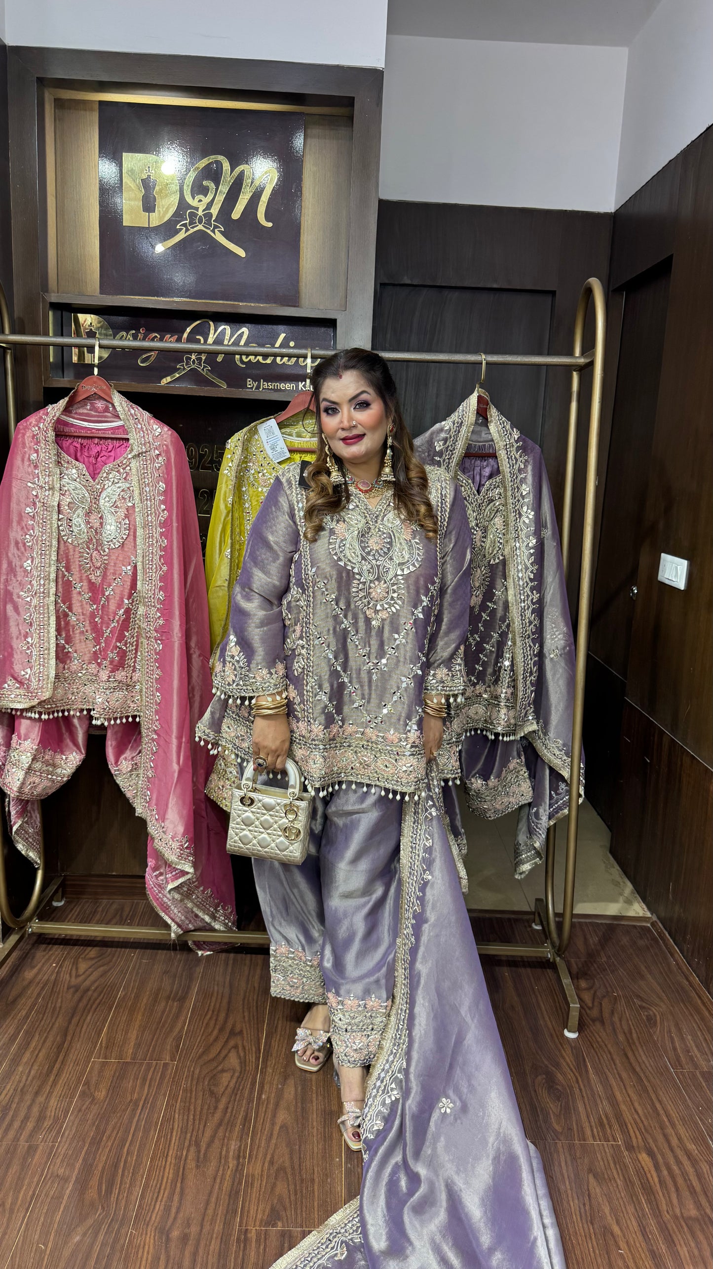Arshiya (Glass Tissue Farshi Salwar Suit)