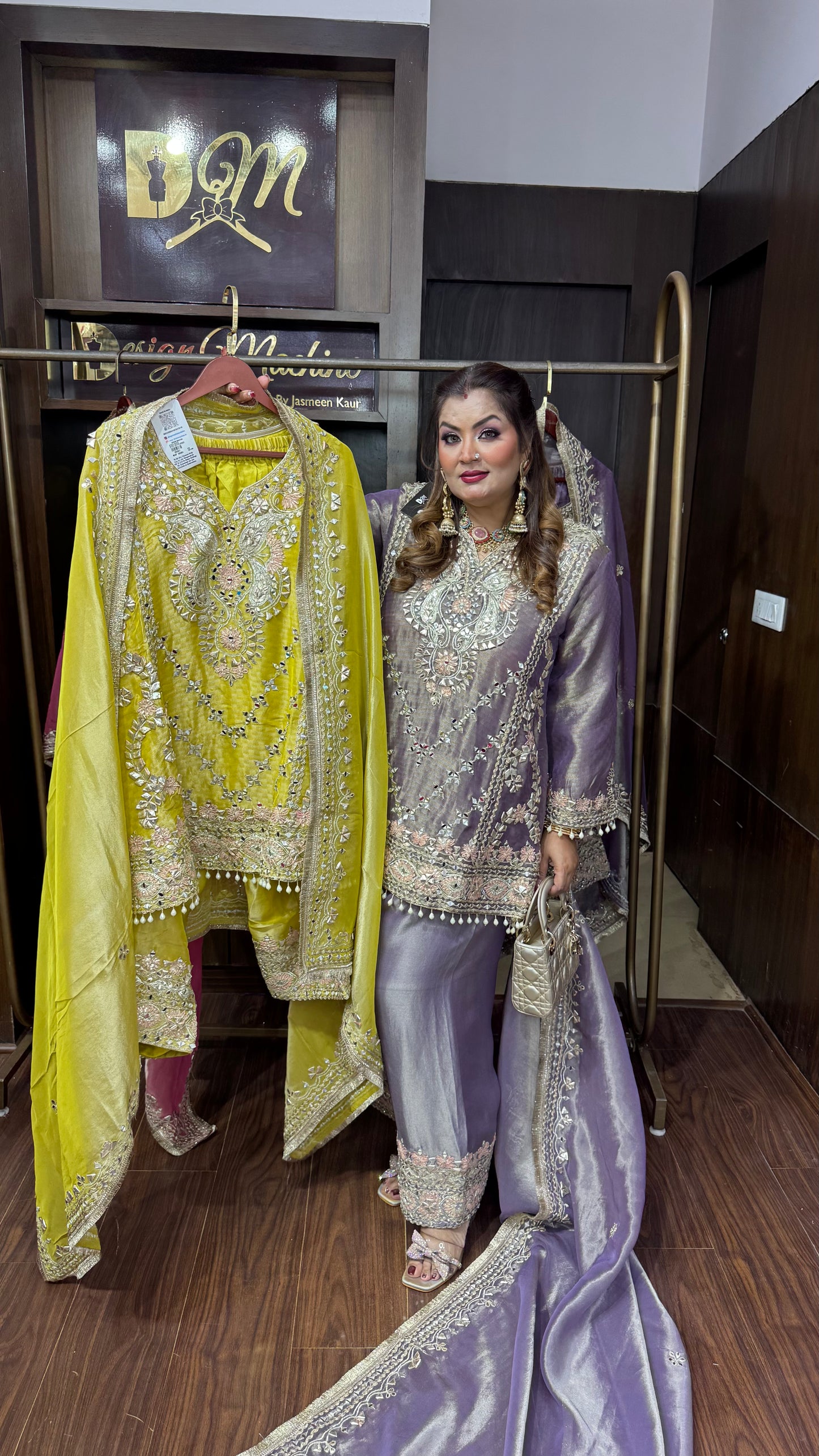 Arshiya (Glass Tissue Farshi Salwar Suit)
