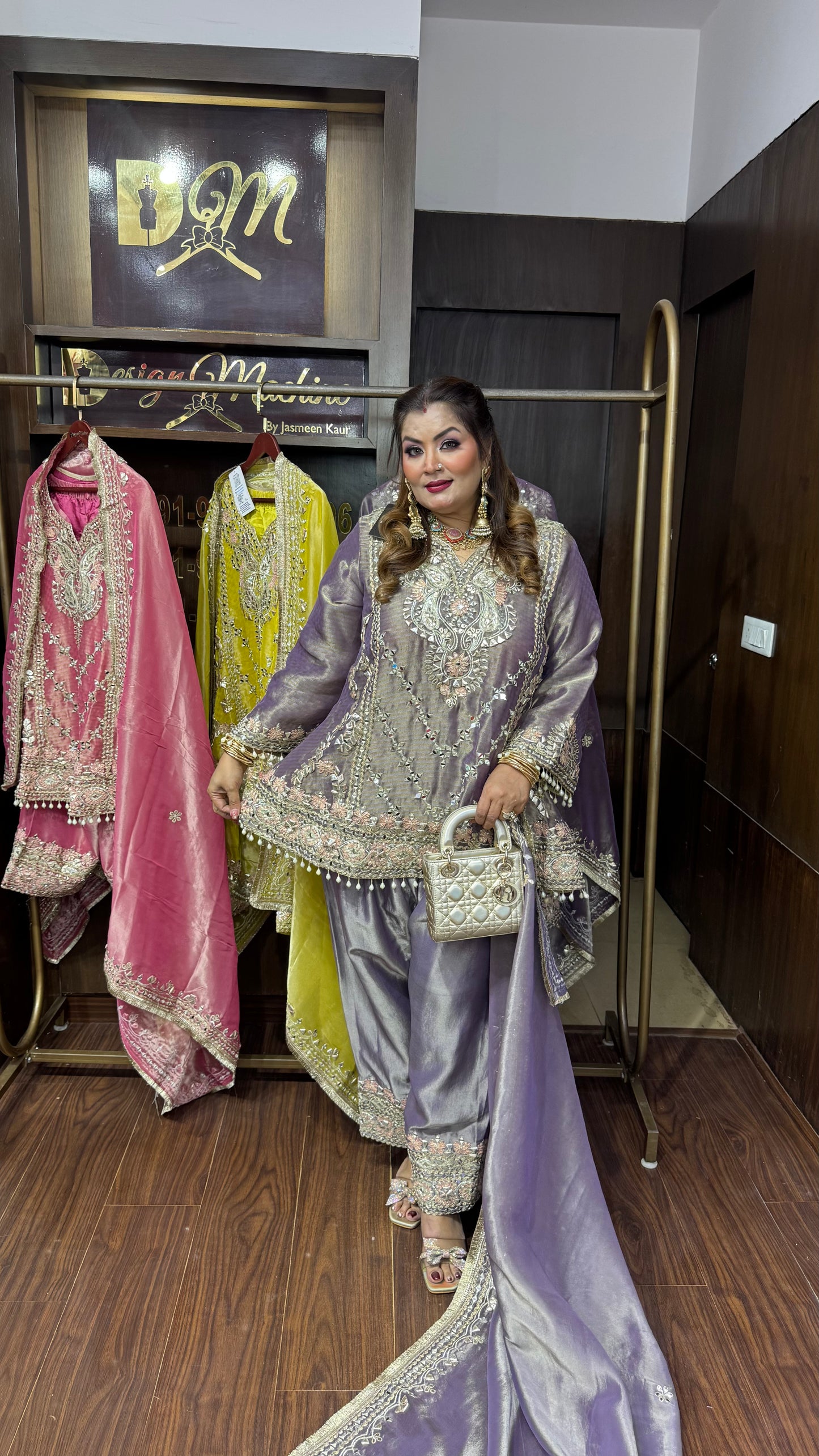 Arshiya (Glass Tissue Farshi Salwar Suit)