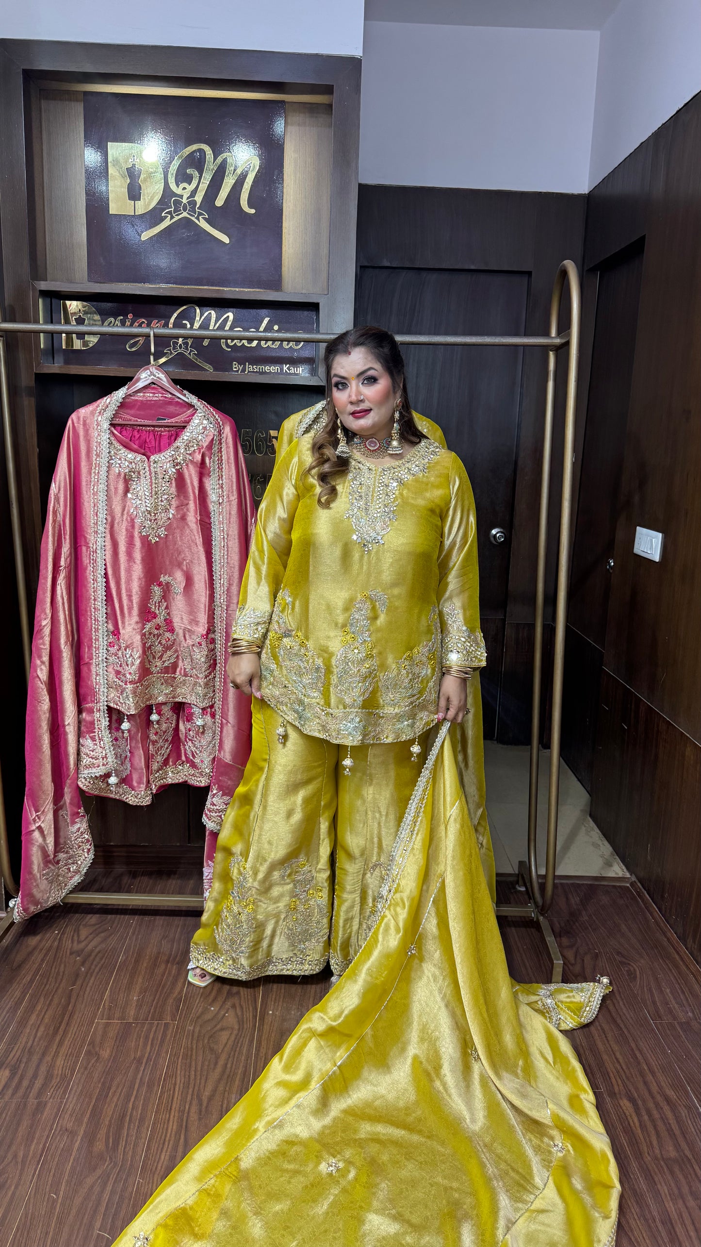Aahana (Ziraff Tissue Sharara Suit)