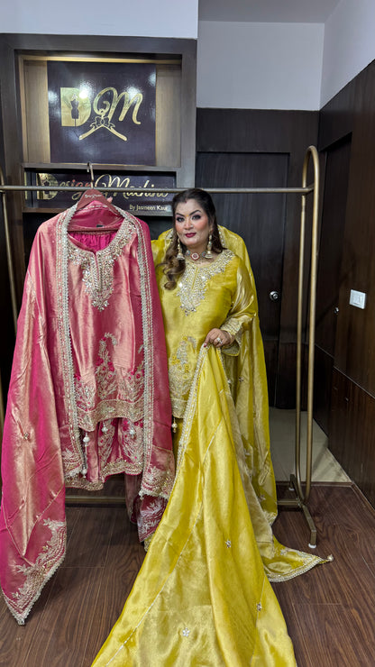Aahana (Ziraff Tissue Sharara Suit)