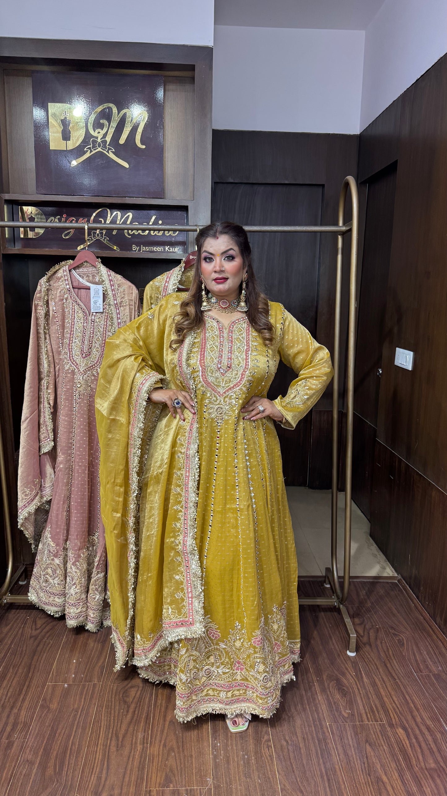 Irina (Glass Tissue Anarkali Suit)
