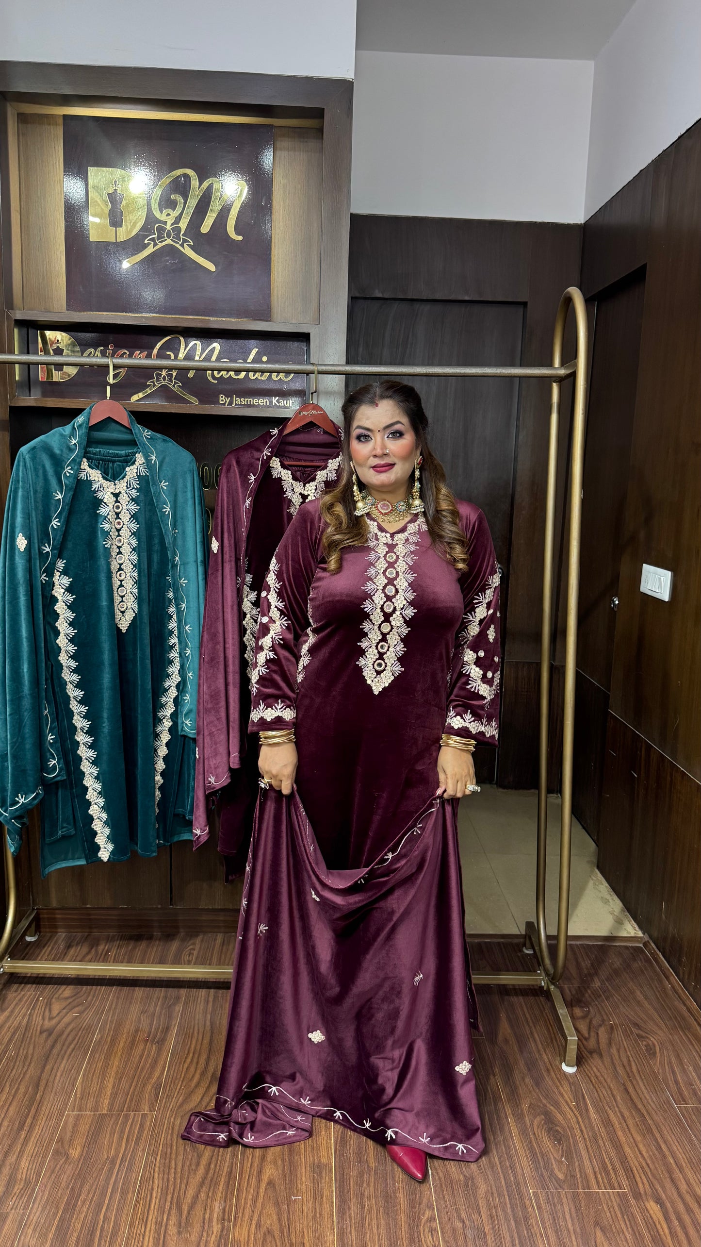 Anisha (Velvet Suit)