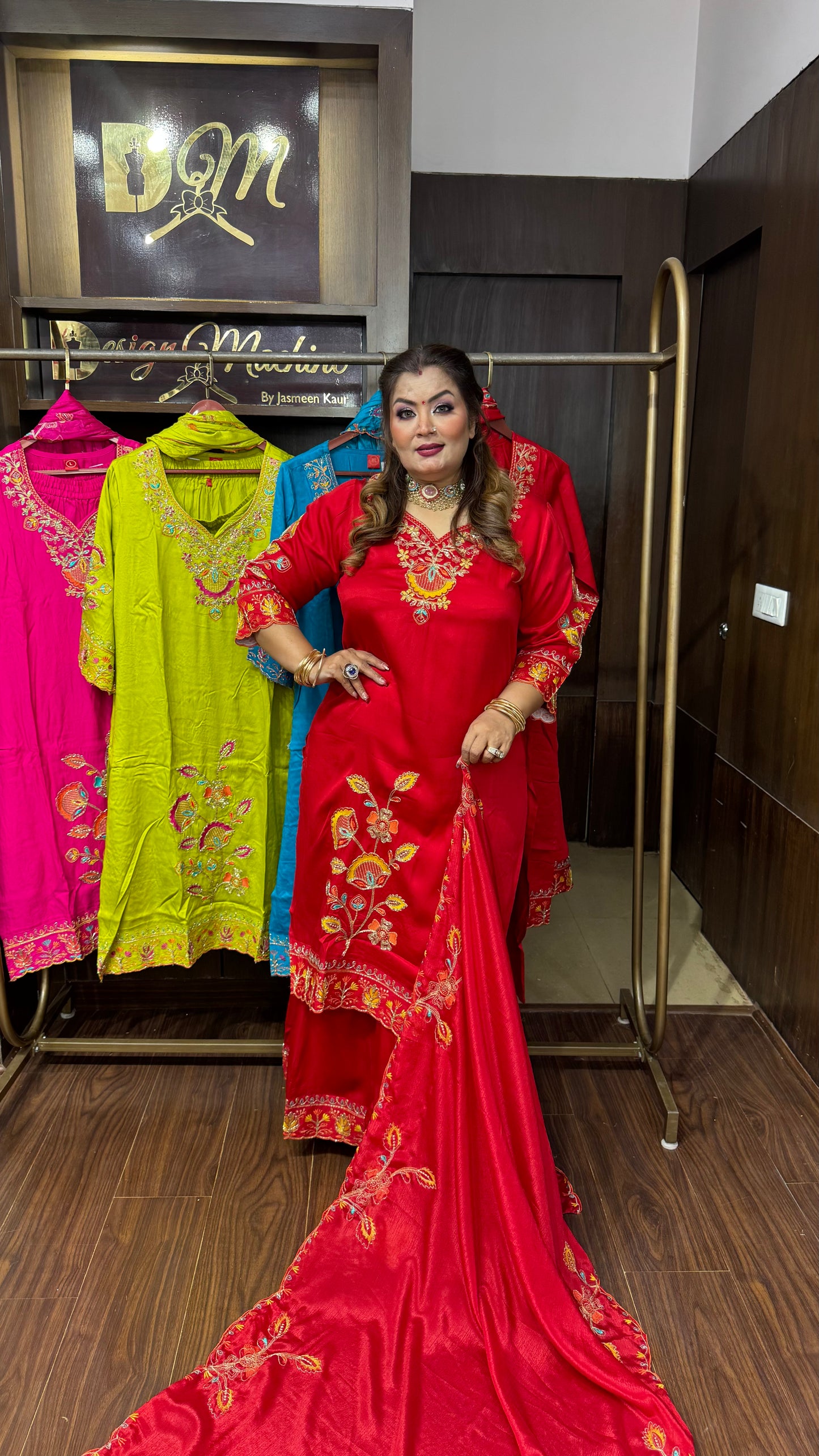 Aneesha (Gajji Silk Sharara Suit)