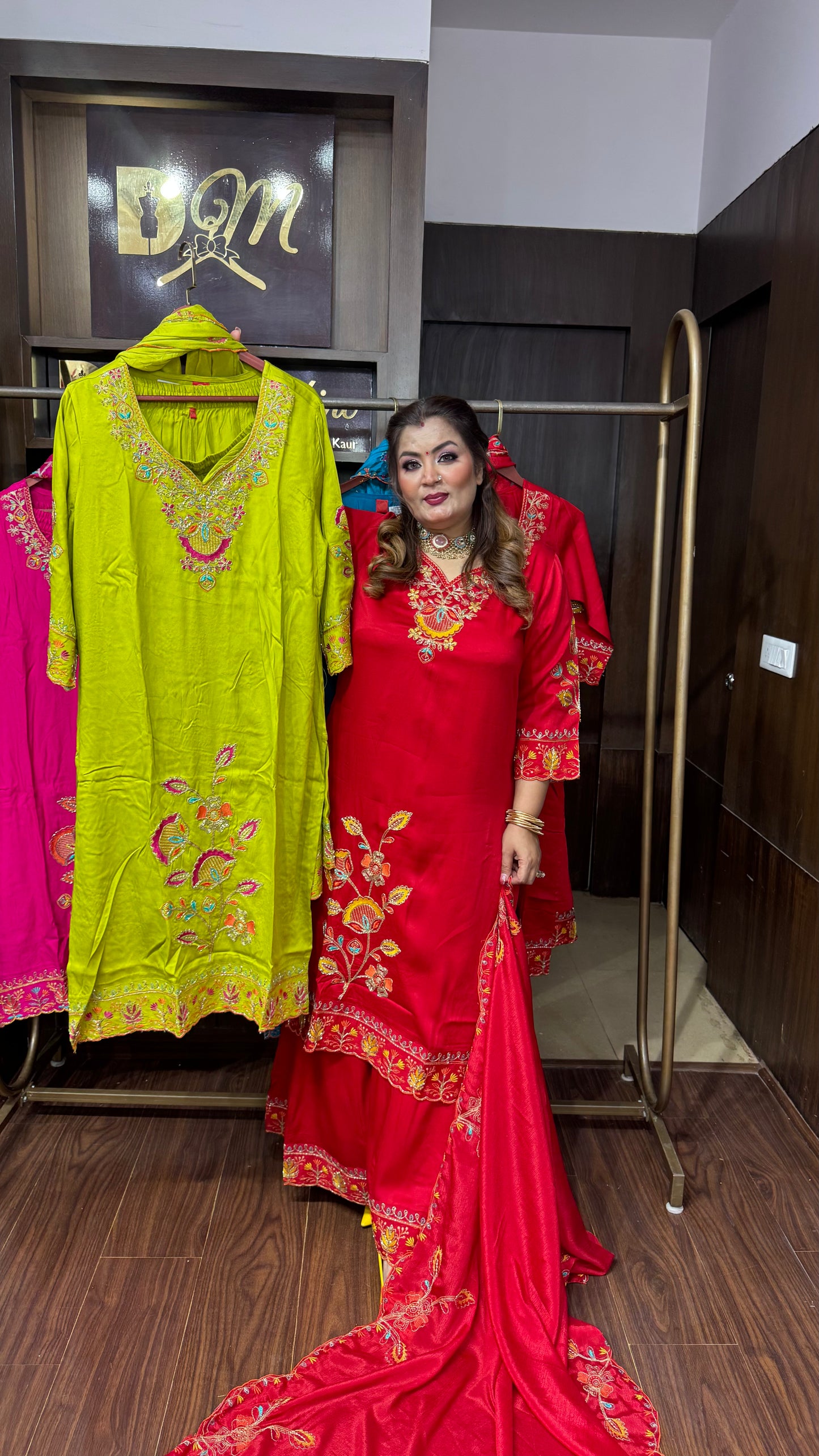Aneesha (Gajji Silk Sharara Suit)