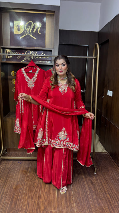 Harshita (Pure Crepe Suit)