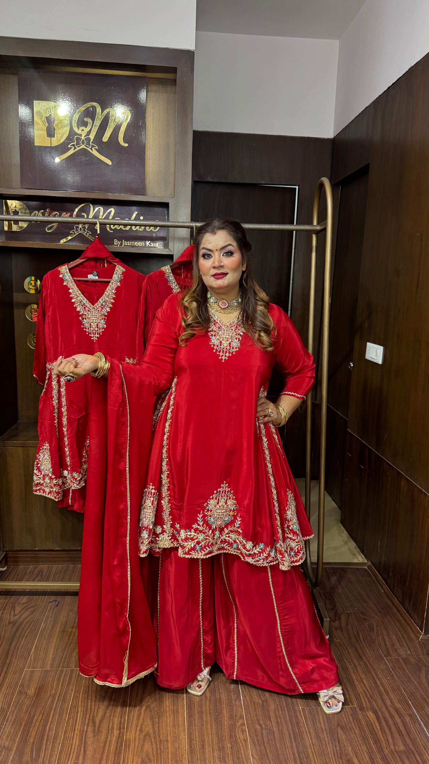 Harshita (Pure Crepe Suit)