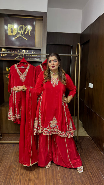 Harshita (Pure Crepe Suit)