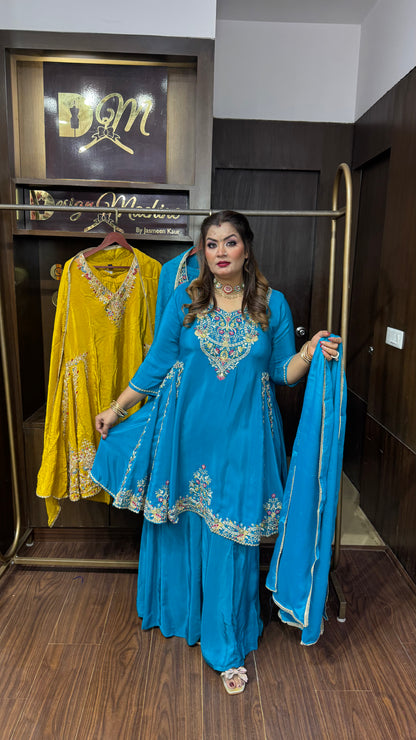Harshita (Pure Crepe Suit)