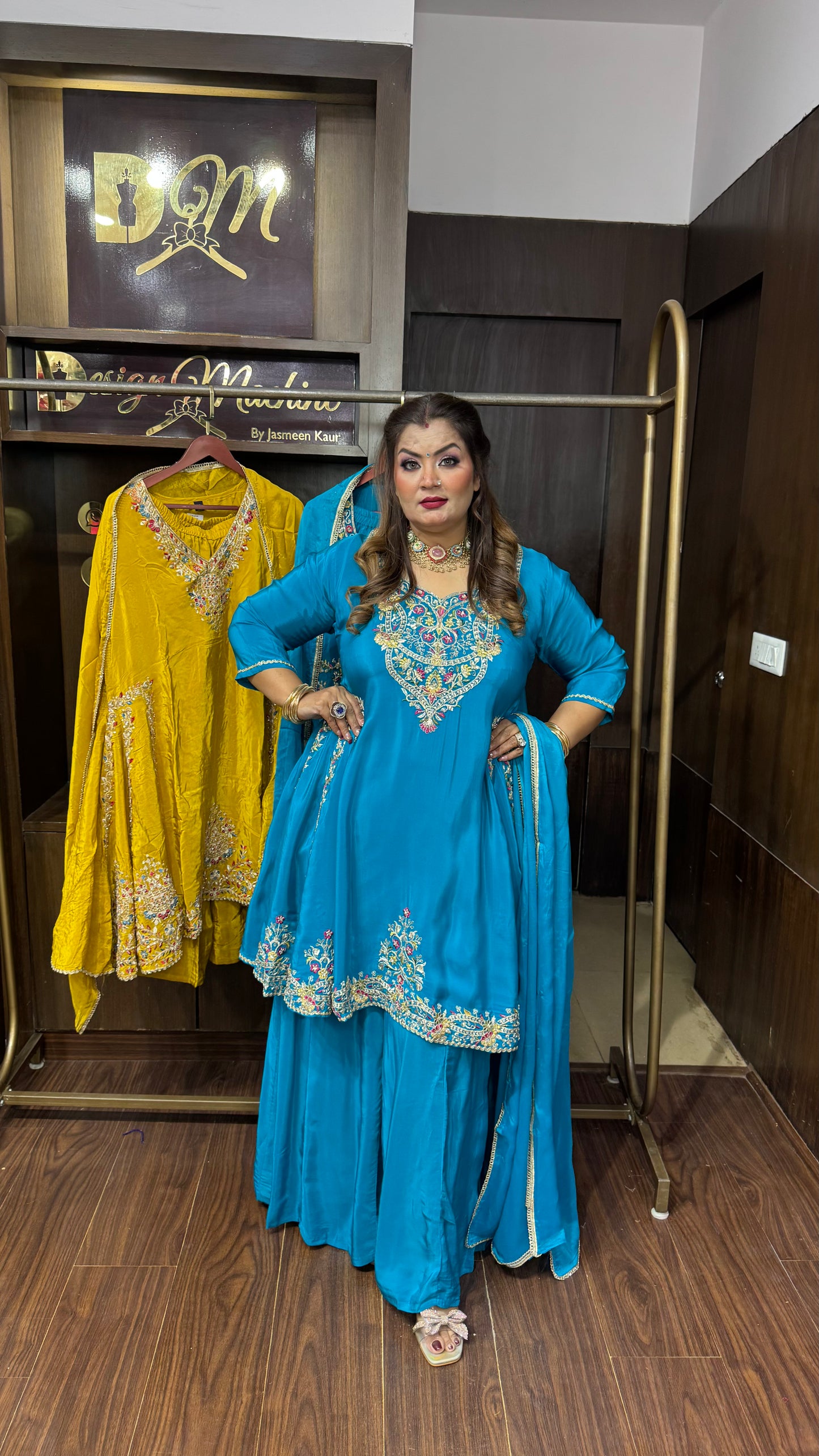 Harshita (Pure Crepe Suit)