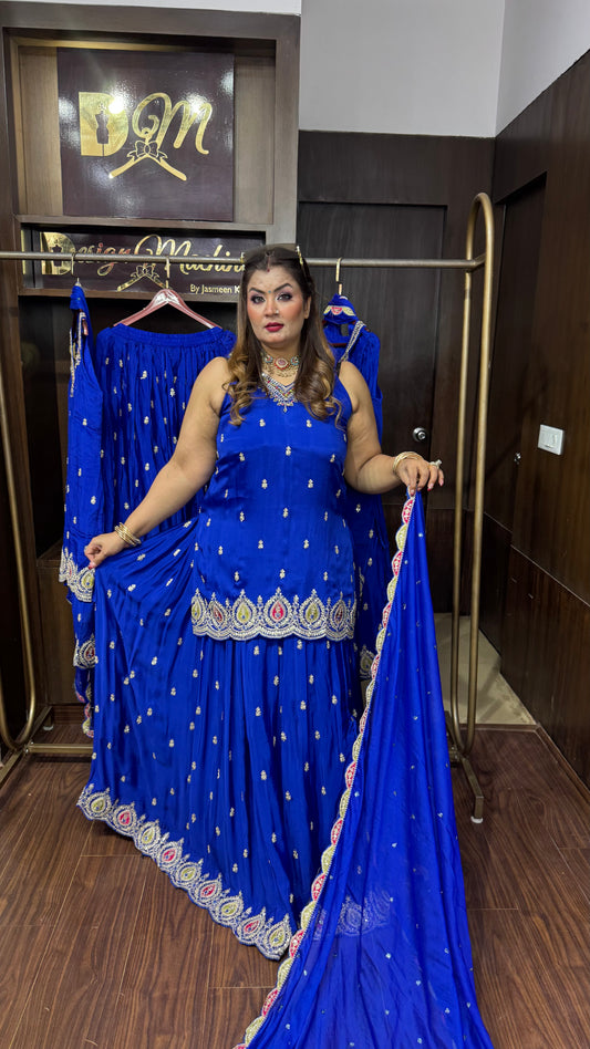 Harleen (Chinnon Crepe Lehenga)