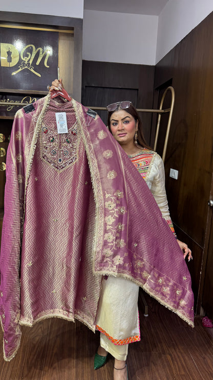Meher Glass Tissue Suit