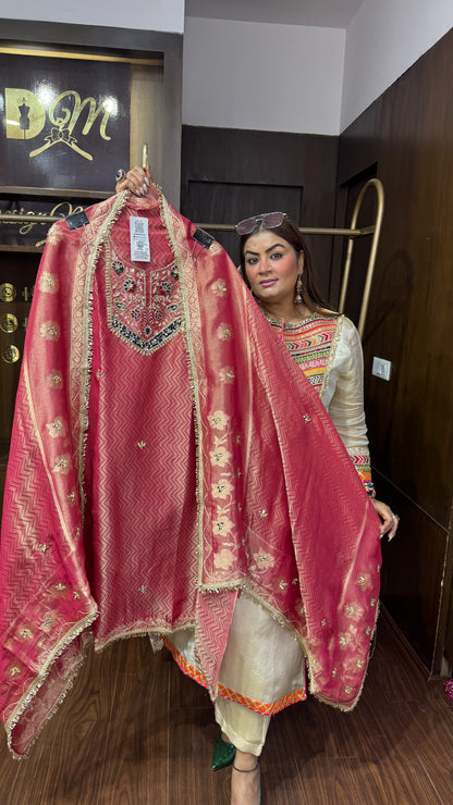Meher Glass Tissue Suit