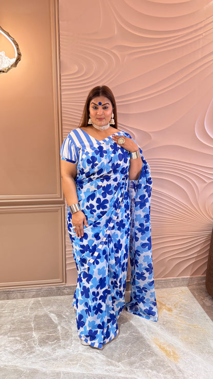 AuraFlow Georgette Saree