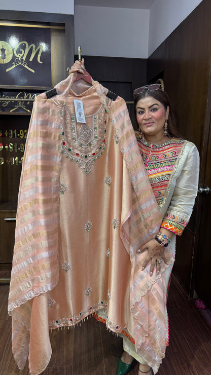 Zareen Crush Tissue Suit