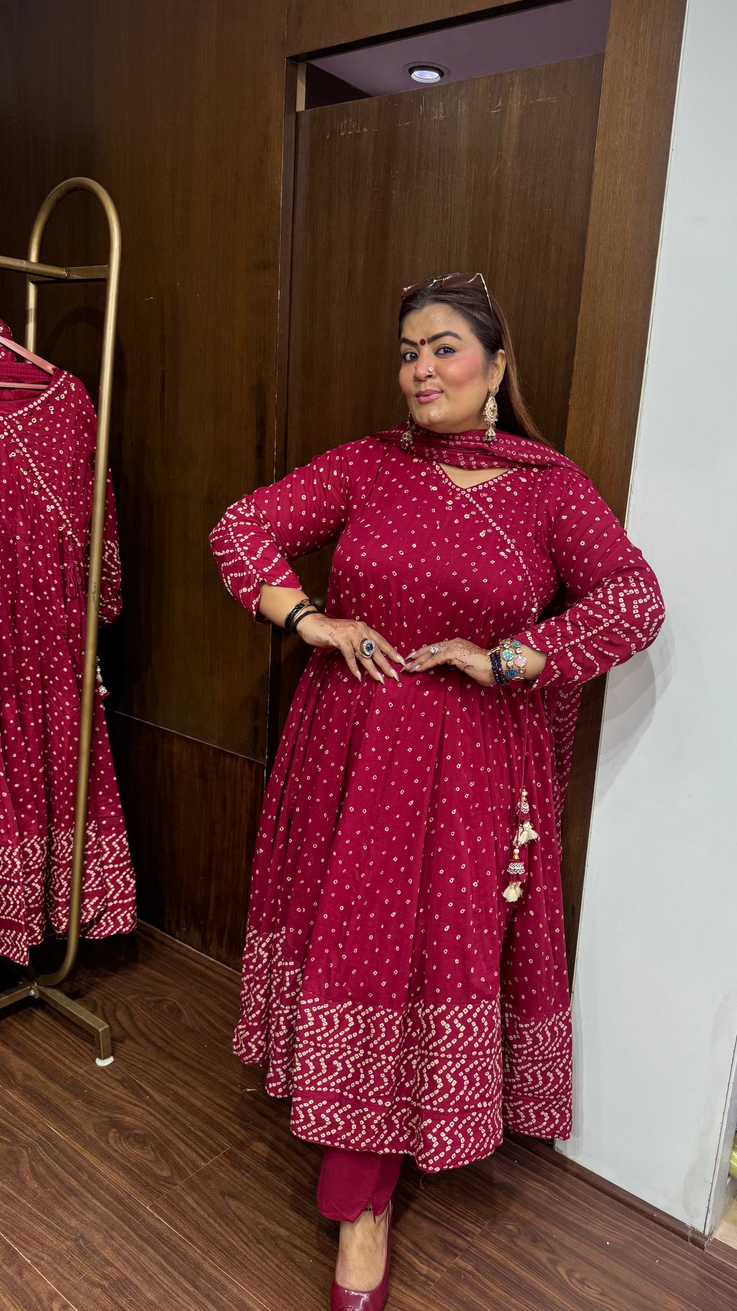 Nayra Cotton Anarkali Suit