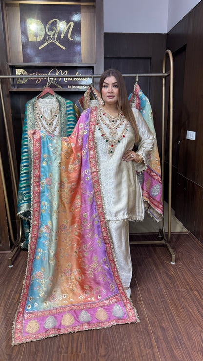 Harleen (Jacquard Silk Cordset)