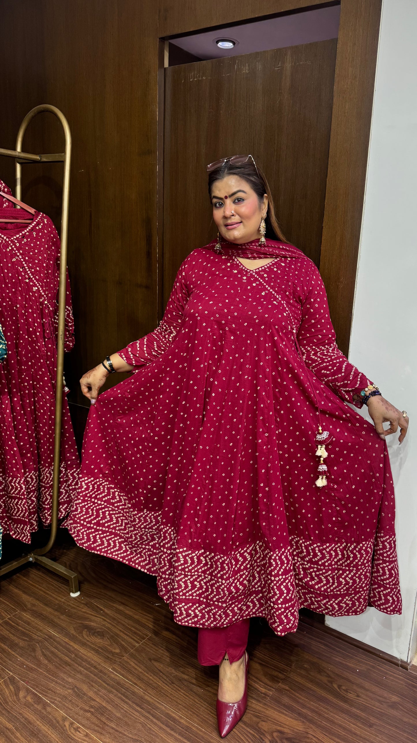 Nayra Cotton Anarkali Suit