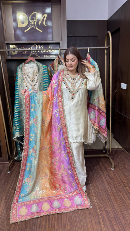Harleen (Jacquard Silk Cordset)