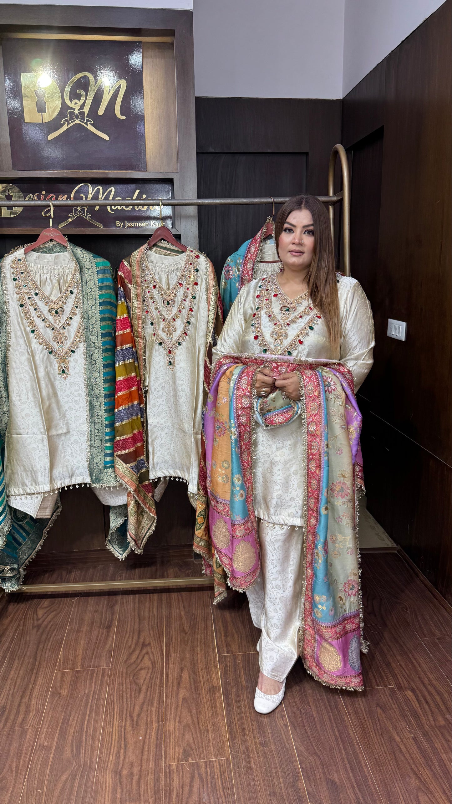Harleen (Jacquard Silk Cordset)