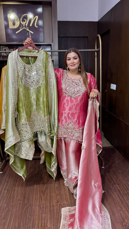 Ishina (Pure Ziraffe Tissue Fabric Suit)