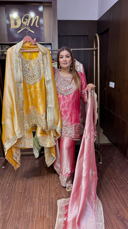 Ishina (Pure Ziraffe Tissue Fabric Suit)