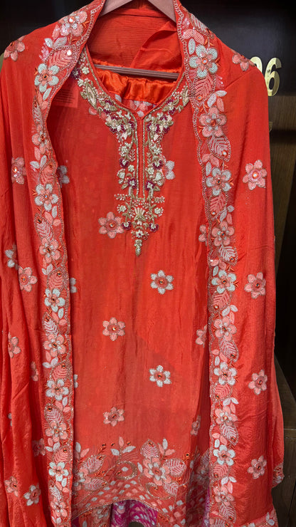 Zaria Chinon Sharara Suit