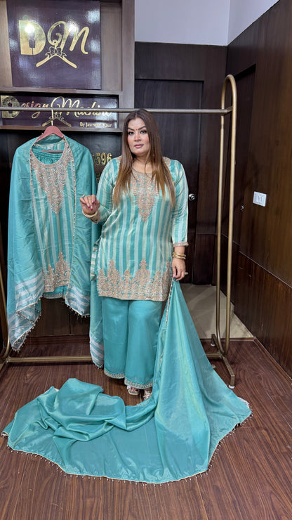 Rashika (Glass Tissue Stitched Suit)