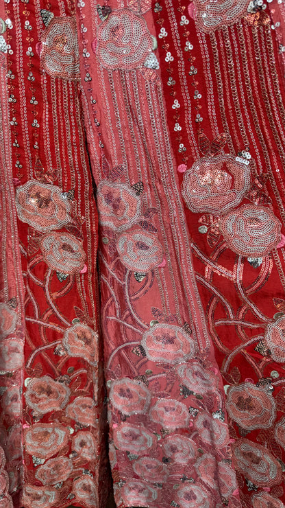 Meher Pure Chinon Sharara Suit