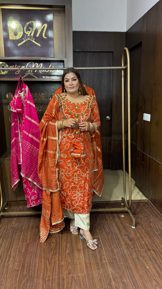 Khushi (Pure Crepe Suit)
