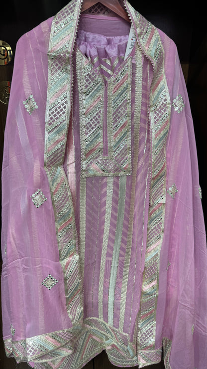 Elaira Georgette Skirt Suit