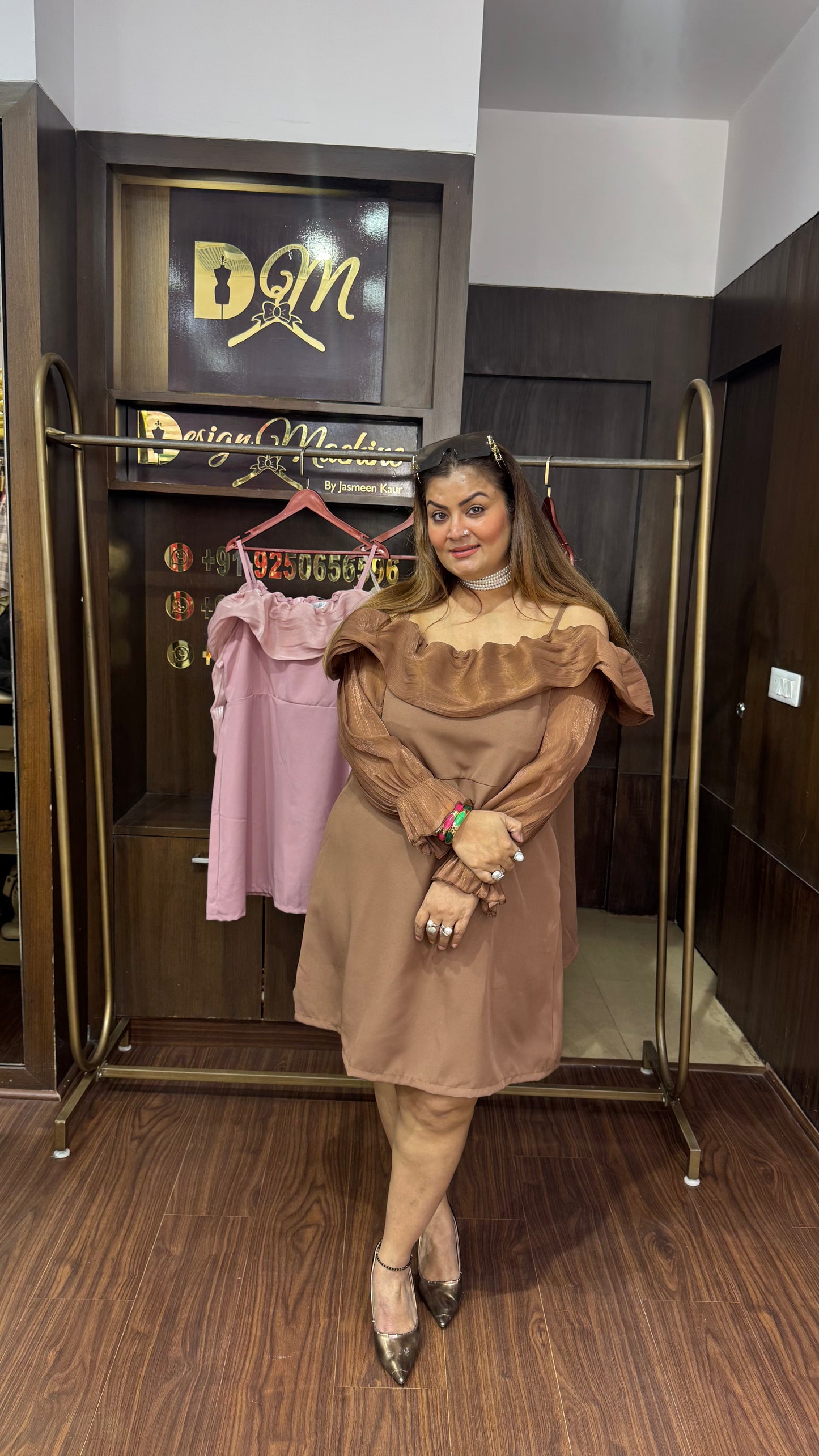 Elyvra (Imported Fabric Dress)