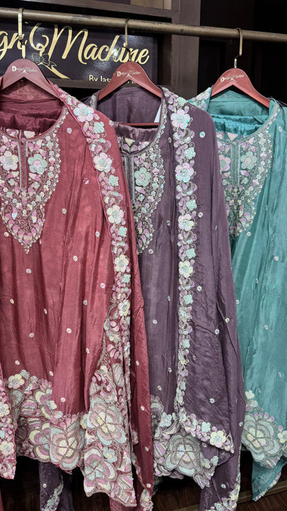 Aarvika Georgette Sharara Suit