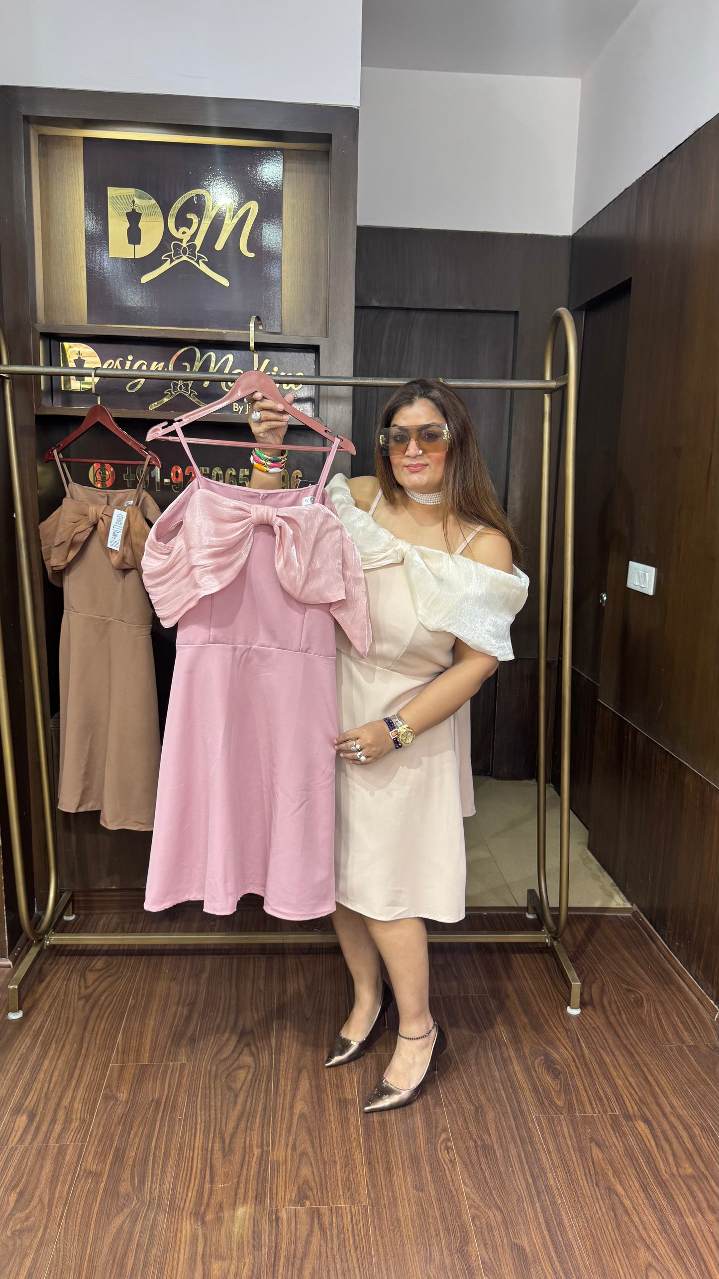 Veloria (Imported Fabric Dress)