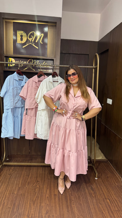 Arzaya (Korean Fabric 2 Piece Skirt & Top)
