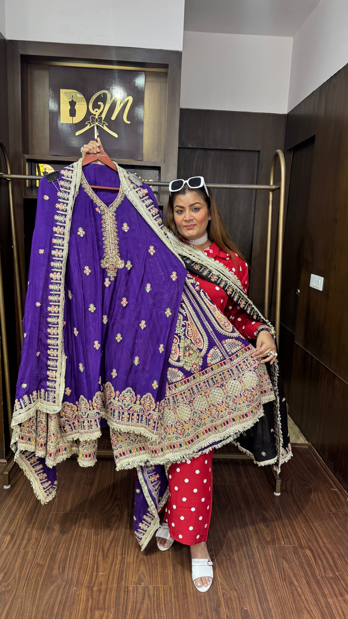 Orelza (Semi-Stitched Sharara Suit)
