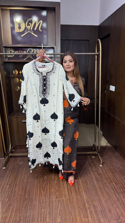 Hitakshi (Pure Crepe Fabric Long Cordset)