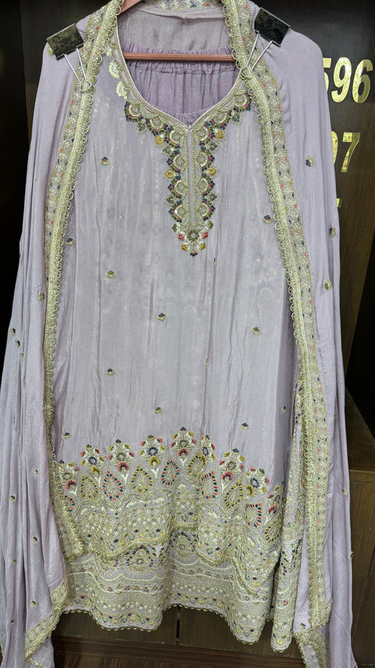 Zylena (Semi-Stitched Sharara Suit)