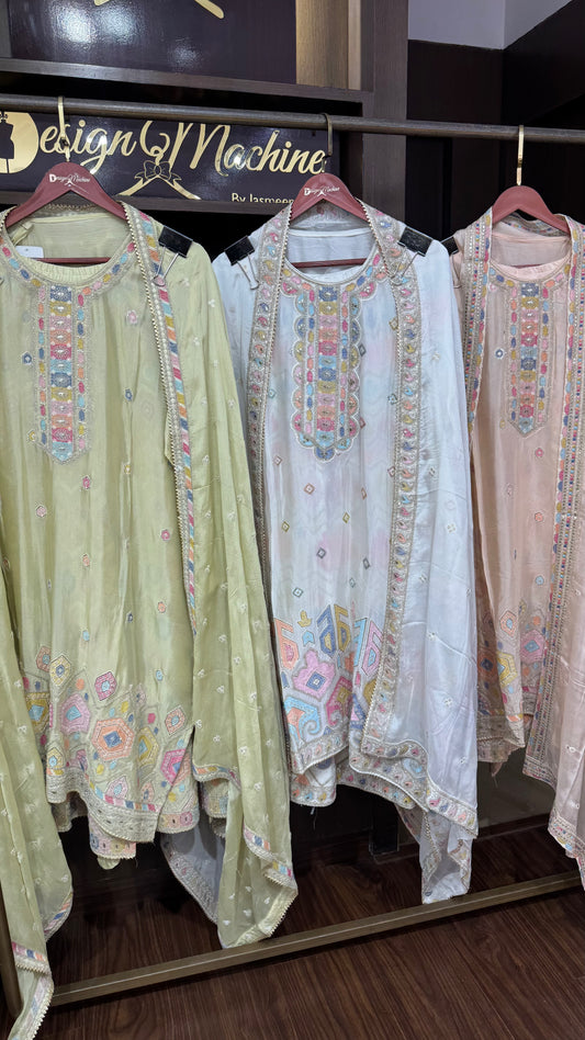 Orelisse (Semi-Stitched Sharara Suit)
