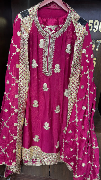 Avorina (Chinnon Semi-Stitched Sharara Suit)