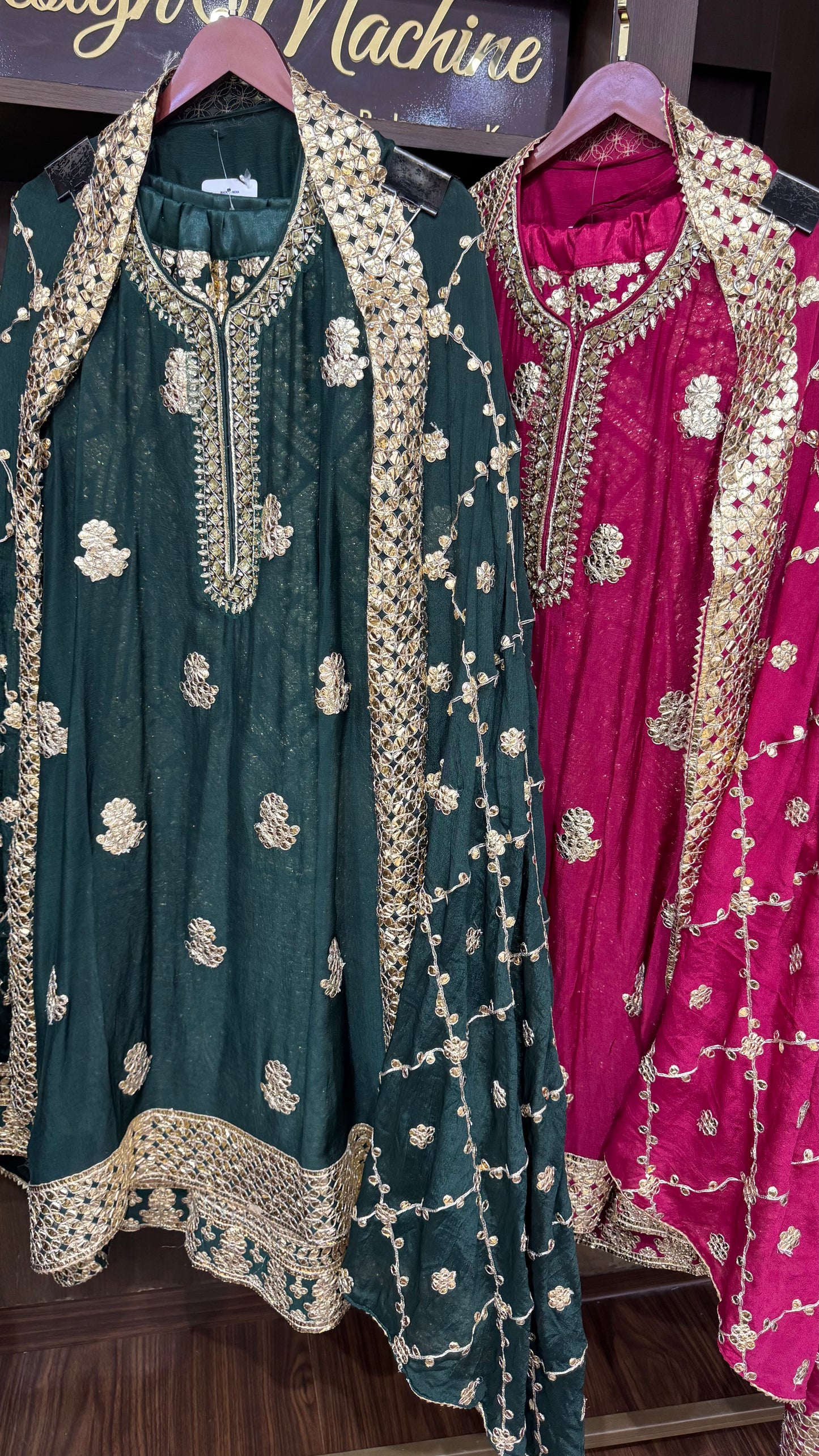 Avorina (Chinnon Semi-Stitched Sharara Suit)