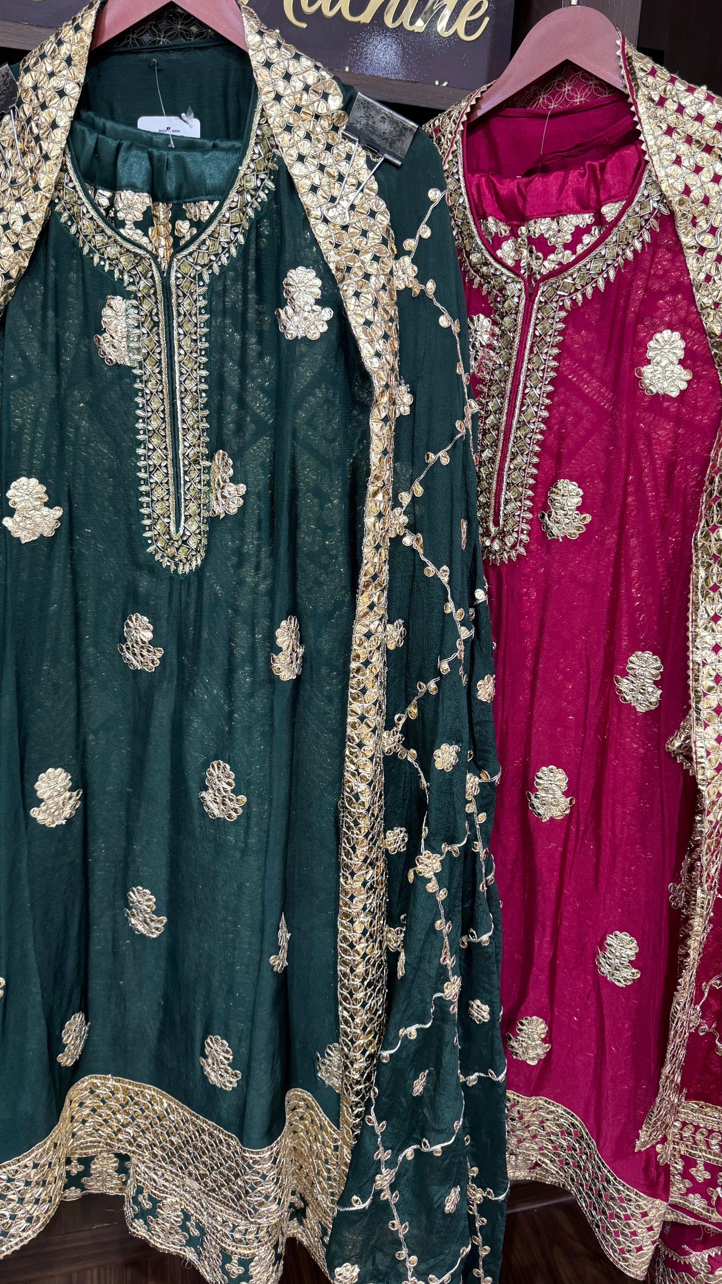 Avorina (Chinnon Semi-Stitched Sharara Suit)