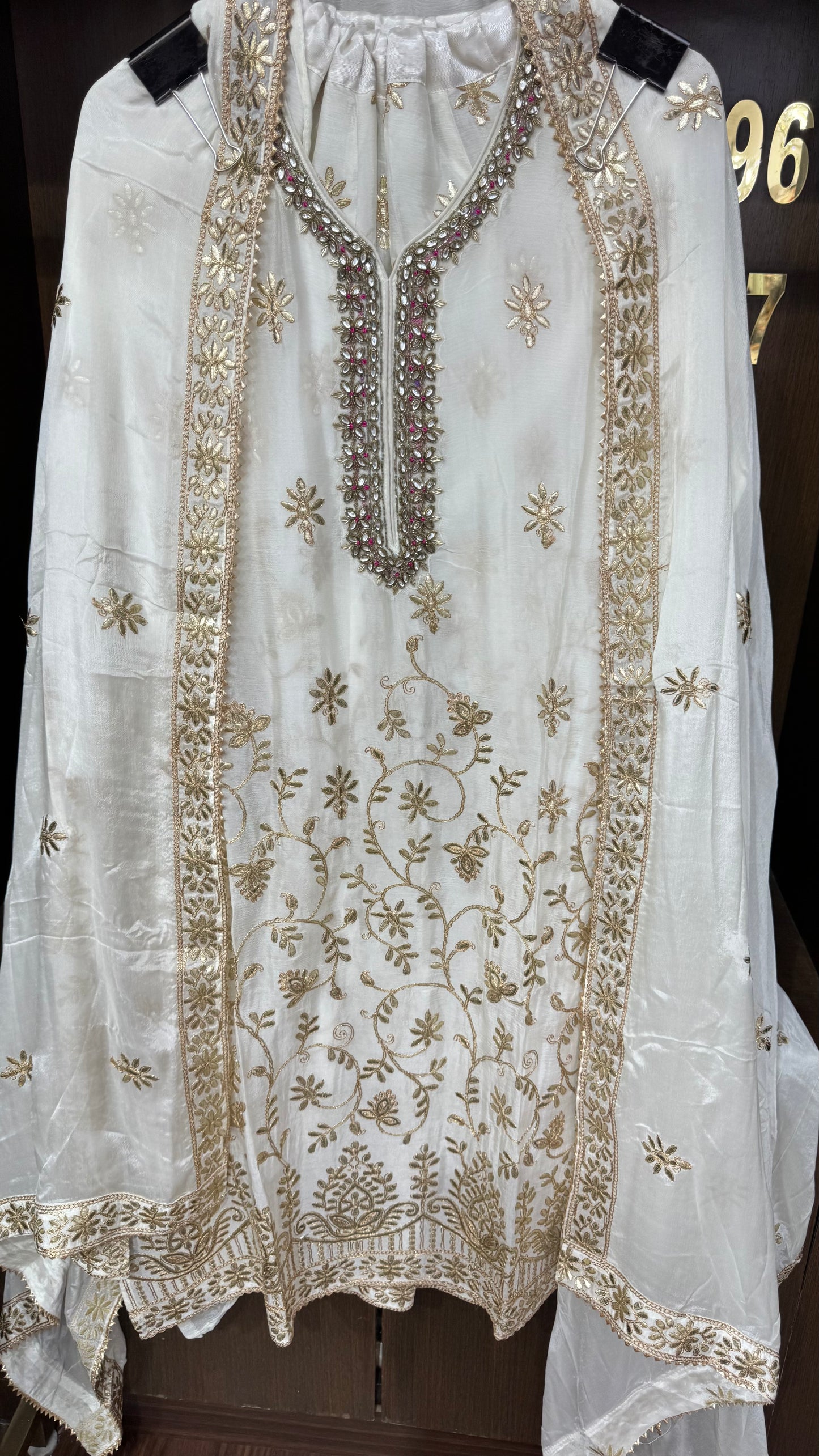 Velissae (Chinnon Semi-Stitched Sharara Suit)
