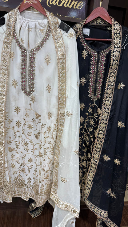 Velissae (Chinnon Semi-Stitched Sharara Suit)